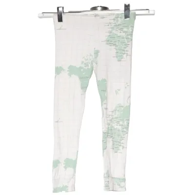 Pajama pants (White, Green) from Mini Rodini Organic cotton