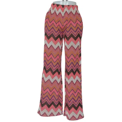 Pantalon patte d'éléphant (Rose, Multicolore) de Sens Uniq Nylon, Polyester, Viscose