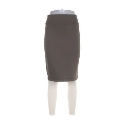 Jupe crayon (Gris) de Cindy H Élasthane, Polyester, Viscose