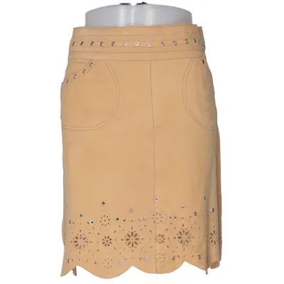 Jupe en cuir (Marron) de Walter Cuir, Polyester