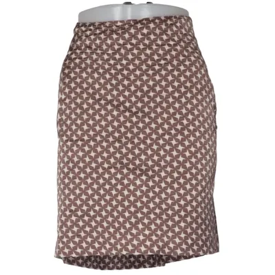 Nederdel (Brun, Beige) fra By Lysgaard Bomuld, Viscose