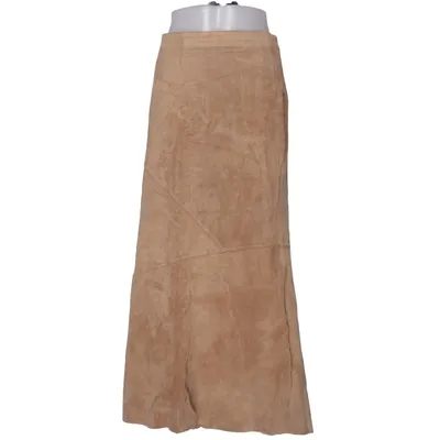 Leren rok (Beige) van B.Young Leer, Polyester