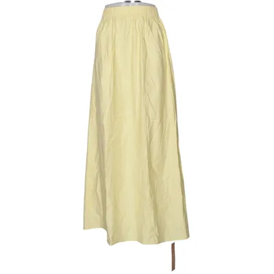 Maxi skirt (Yellow) from Reformation Elastane, Organic cotton