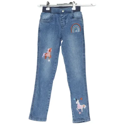 Jean (Bleu, Multicolore) de Kids World Coton, Élasthane