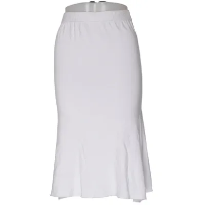 Jupe longue (Blanc) de A. Nordin Acrylique, Élasthane, Viscose