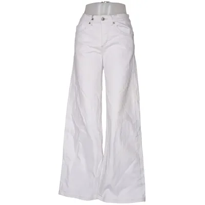Jeans (Vit) från Deerberg Bomull, Elastan