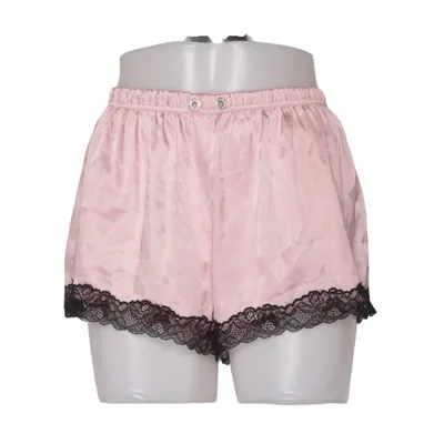 Pyjamasshorts (Rosa, Svart) från Censored Elastan, Polyester