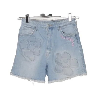 Short en jean (Bleu, Multicolore) de H&M Coton, Élasthane, Polyester