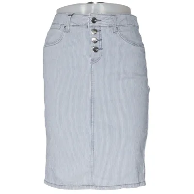 Jupe (Bleu, Blanc) de Flash Jeans Coton, Élasthane, Polyester