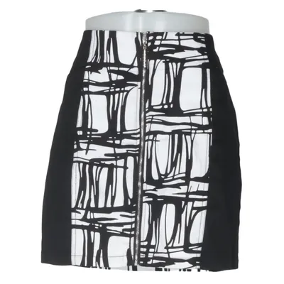 Skirt (Black, White) from 101 Idees Cotton, Elastane