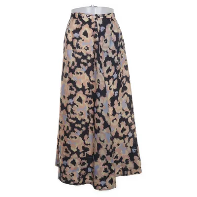 Maxi rok (Zwart, Meerkleurig) van Second Female Elastaan, Gerecycled polyester