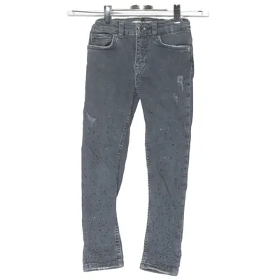 Jeans (Grå) från Zara Kids Bomull, Elastan