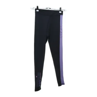 Träningstights (Svart, Lila) från Wow Elastan, Återvunnen polyester