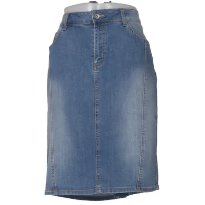Jupe en jean (Bleu) de Carla F Coton, Élasthane
