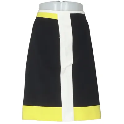 Skirt (Black, Yellow, White) from Claudia Sträter Acetate, Elastane, Polyamide