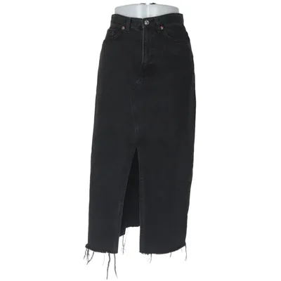 Spijkerrok (Grijs) van Mango Denim Katoen