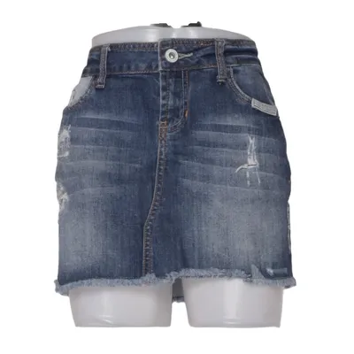 Jeansnederdel (Blå) fra Tom Tailor Denim Bomuld, Elastan