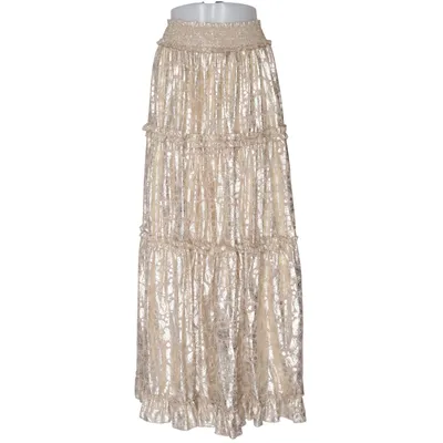 Maxi rok (Beige) van Buch Copenhagen Katoen, Polyester