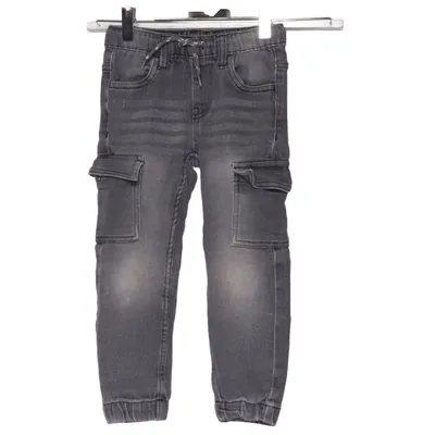 Pantalon cargo (Gris) de Kiki & Koko Coton, Élasthane, Polyester