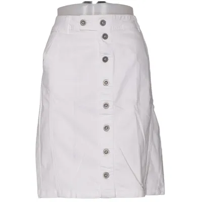 Jupe en jean (Blanc) de Fransa Coton, Élasthane