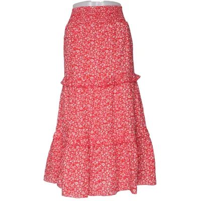Maxi rok (Rood, Wit) van Bonprix Katoen