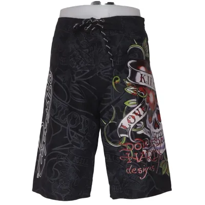Badshorts (Svart, Flerfärgad) från Ed Hardy Bomull