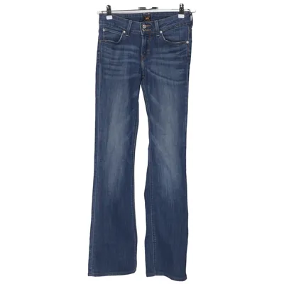Jeans (Blå) fra Lee Bomuld, Elastan