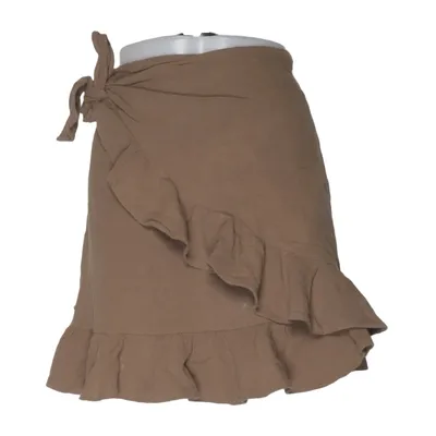 Wrap skirt (Brown) from Ghanda Cotton