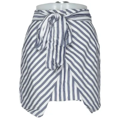 Omlottkjol (Blå, Vit) från Zara Basic Viskos