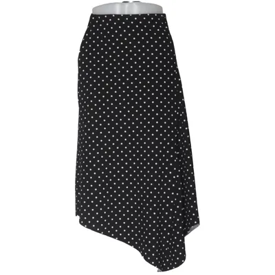 Wrap skirt (Black, White) from Amisu Elastane, Polyester