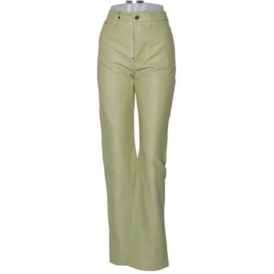 Leren broek (Groen) van Remain Leer, Polyester