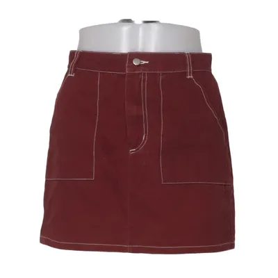 Jupe en jean (Rouge) de Honey Punch Coton