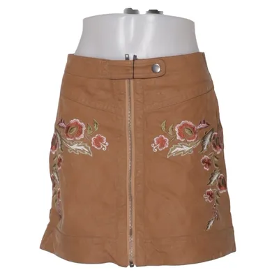 Skirt (Brown, Multicolored) from Free People Polyurethane, Viscose