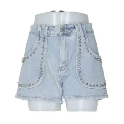 Jeansshorts (Blå) från Redial Bomull, Elastan