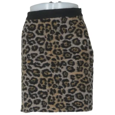 Jupe (Noir, Marron) de One More Story Polyester, Laine