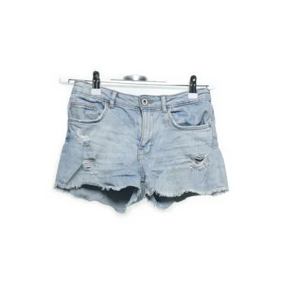 Jeansshorts (Blå) från Zara Bomull, Elastan