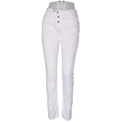 Jean (Blanc) de Please Coton, Élasthane