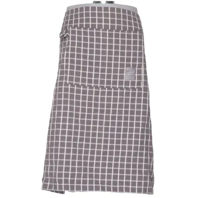 Apron (Gray, White) from Noble House