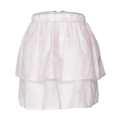 Nederdel (Pink, Hvid) fra FB Sister Bomuld, Polyester