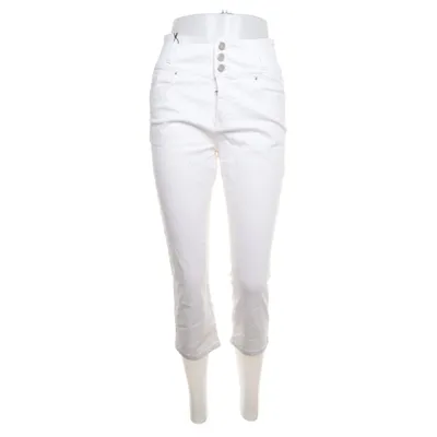 Three-quarter pants (White) from Flash Woman Cotton, Elastane