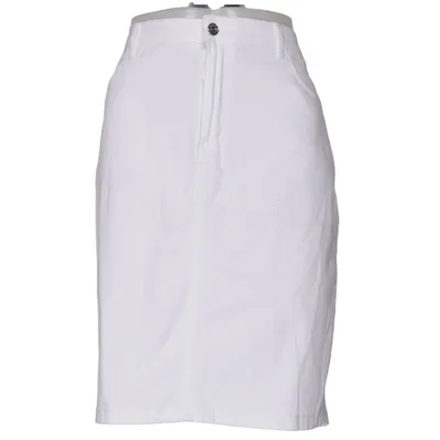 Jupe en jean (Blanc) de Soda Collection Coton, Élasthane