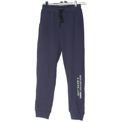 Pantalon de survêtement (Bleu, Jaune) de Focus Coton, Élasthane, Polyester