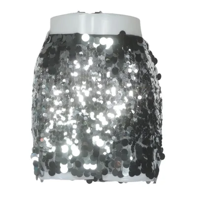 Kjol (Svart, Silverfärgad) från Zara Polyester