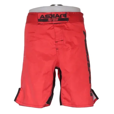 Pantalon d'arts martiaux (Rouge, Noir) de Shari Polyester