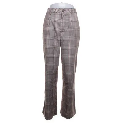 Bukser (Brun, Flerfarvet) fra Divided by H&M Elastan, Polyester