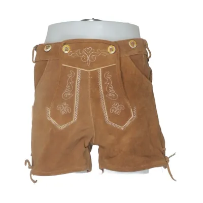 Lederhosen (Bruin) Polyester, Leer