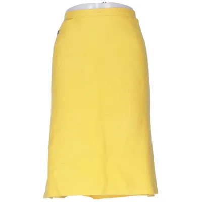 Skirt (Yellow) from René Lezard Acetate, Cupro, Wool