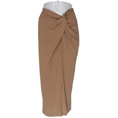 Maxi skirt (Brown) from H&M Trend Elastane, Polyester