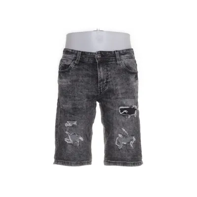 Denim shorts (Grijs, Zwart) van Smog Katoen, Elastaan, Polyester