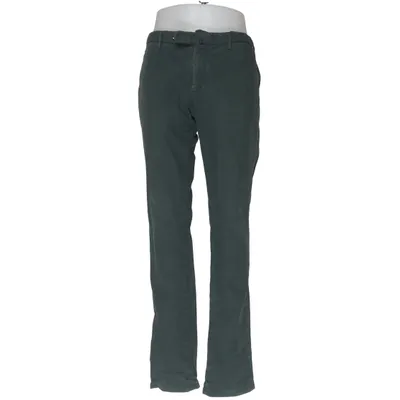 Chinos (Green) from Incotex Cotton, Elastane